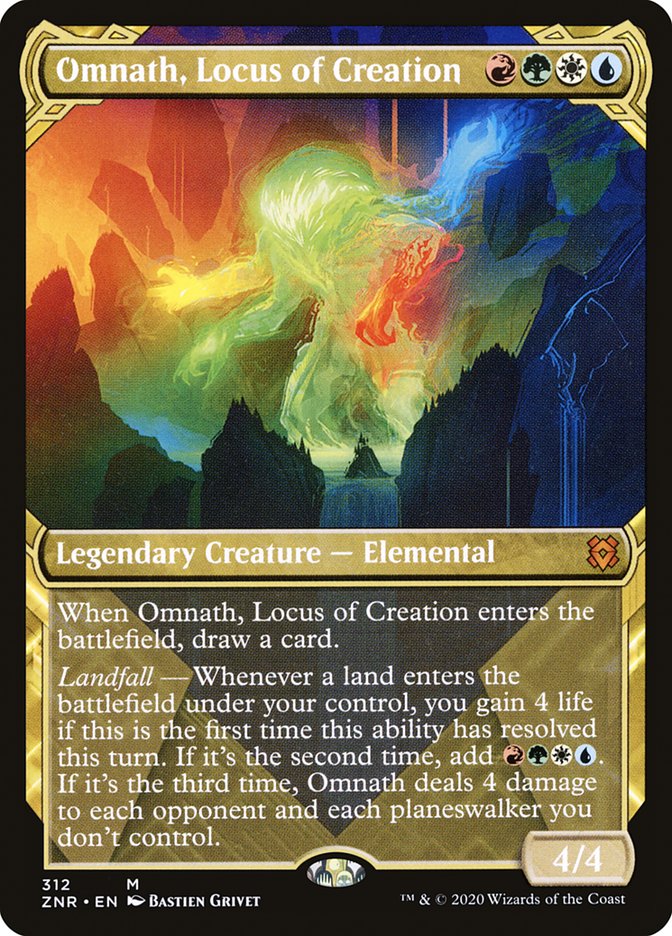 Omnath, Locus of Creation (Showcase) [Zendikar Rising] | Fandemonia Ltd