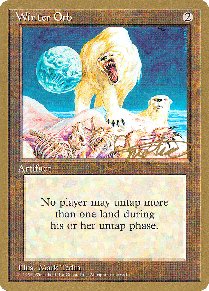 Winter Orb (Mark Justice) [Pro Tour Collector Set] | Fandemonia Ltd