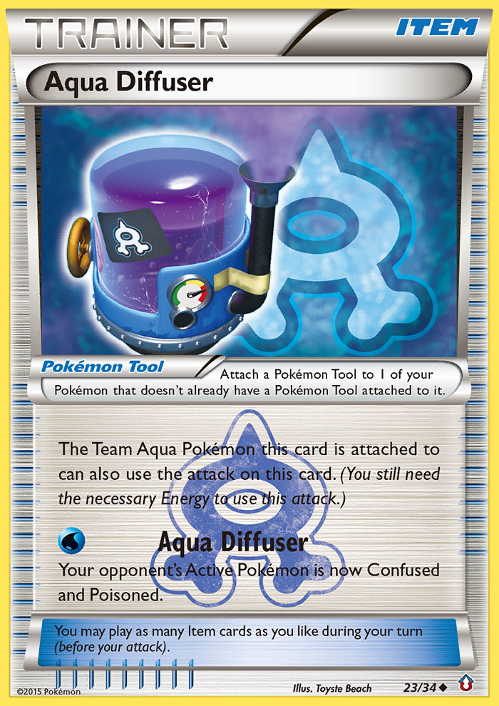 Aqua Diffuser (23/34) [XY: Double Crisis] | Fandemonia Ltd