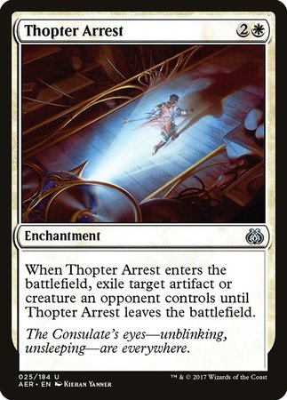 Thopter Arrest [Aether Revolt] | Fandemonia Ltd