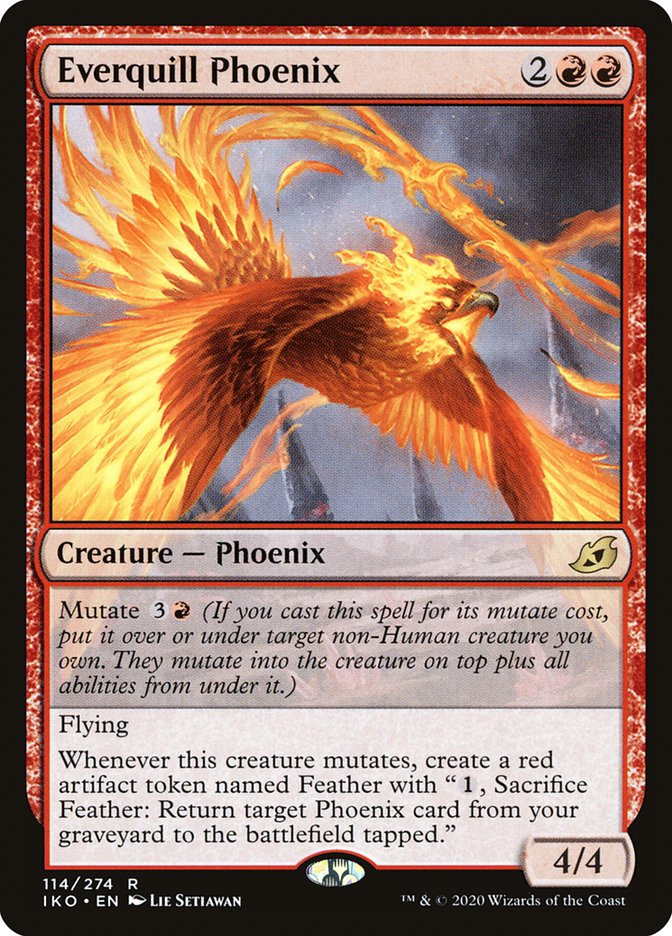 Everquill Phoenix [Ikoria: Lair of Behemoths] | Fandemonia Ltd