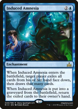 Induced Amnesia [Rivals of Ixalan] | Fandemonia Ltd