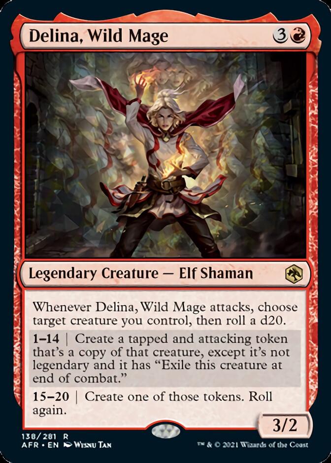 Delina, Wild Mage [Dungeons & Dragons: Adventures in the Forgotten Realms] | Fandemonia Ltd