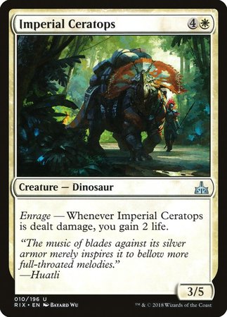 Imperial Ceratops [Rivals of Ixalan] | Fandemonia Ltd