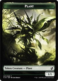 Plant // Morph Double-sided Token [Commander 2019 Tokens] | Fandemonia Ltd