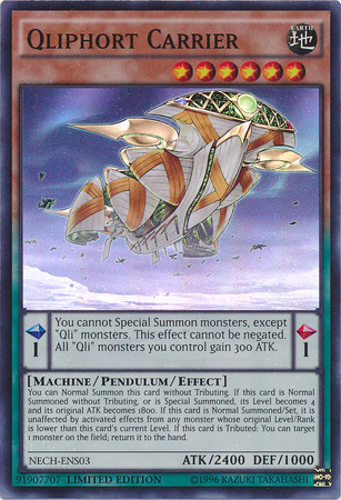 Qliphort Carrier (SE) [NECH-ENS03] Super Rare | Fandemonia Ltd