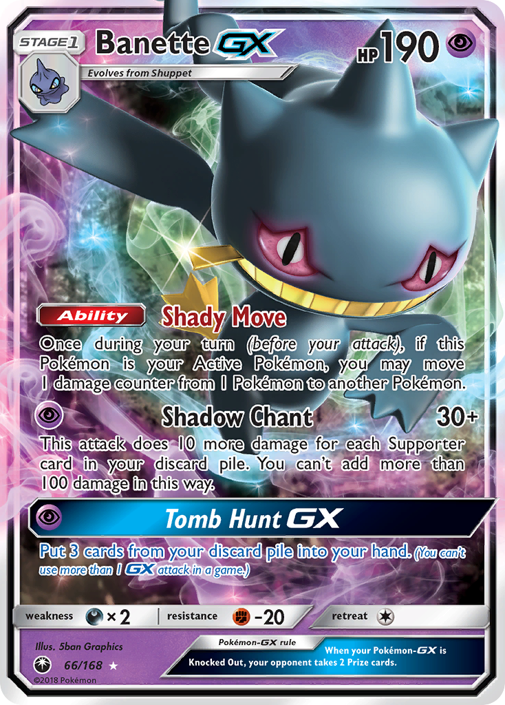 Banette GX (66/168) [Sun & Moon: Celestial Storm] | Fandemonia Ltd