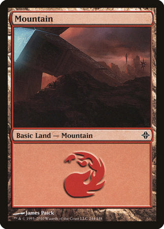 Mountain (244) [Rise of the Eldrazi] | Fandemonia Ltd