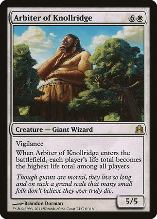 Arbiter of Knollridge [Commander 2011] | Fandemonia Ltd