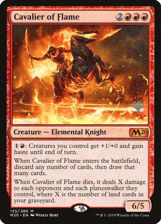 Cavalier of Flame [Core Set 2020 Promos] | Fandemonia Ltd