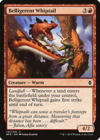 Belligerent Whiptail [Battle for Zendikar] | Fandemonia Ltd