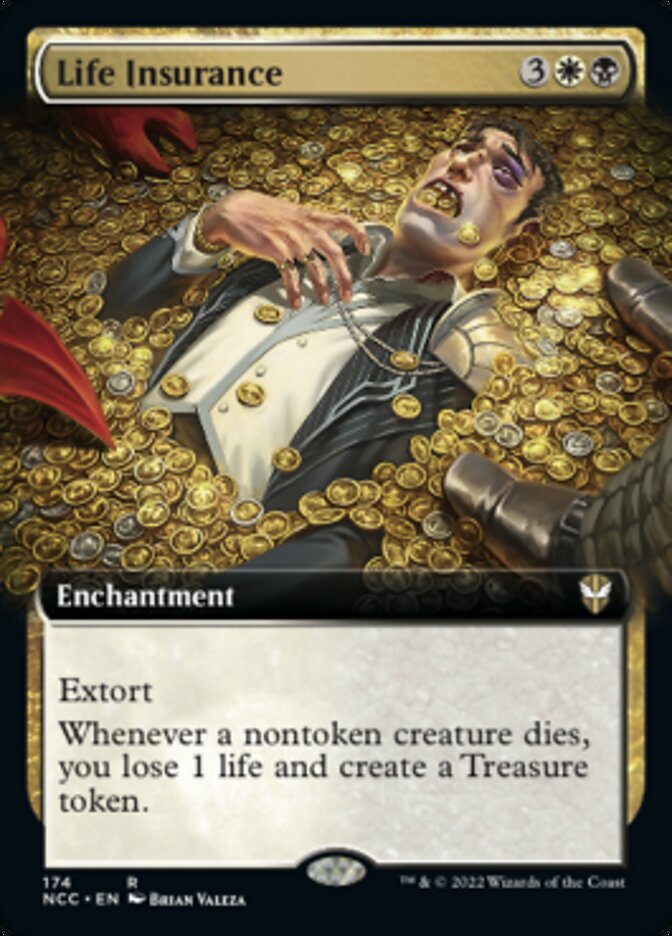 Life Insurance (Extended Art) [Streets of New Capenna Commander] | Fandemonia Ltd