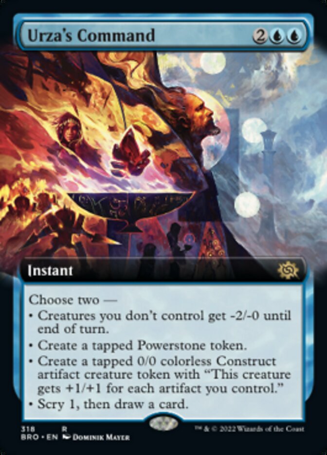 Urza's Command (Extended Art) [The Brothers' War] | Fandemonia Ltd
