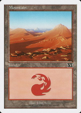 Mountain (345) [Classic Sixth Edition] | Fandemonia Ltd