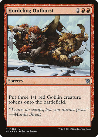 Hordeling Outburst [Khans of Tarkir] | Fandemonia Ltd