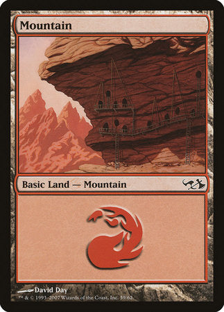 Mountain (59) [Duel Decks: Elves vs. Goblins] | Fandemonia Ltd