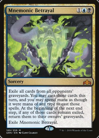 Mnemonic Betrayal [Guilds of Ravnica] | Fandemonia Ltd