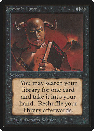Demonic Tutor [Limited Edition Beta] | Fandemonia Ltd