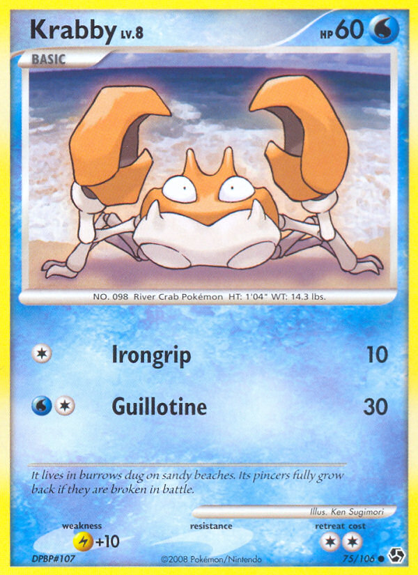 Krabby (75/106) [Diamond & Pearl: Great Encounters] | Fandemonia Ltd
