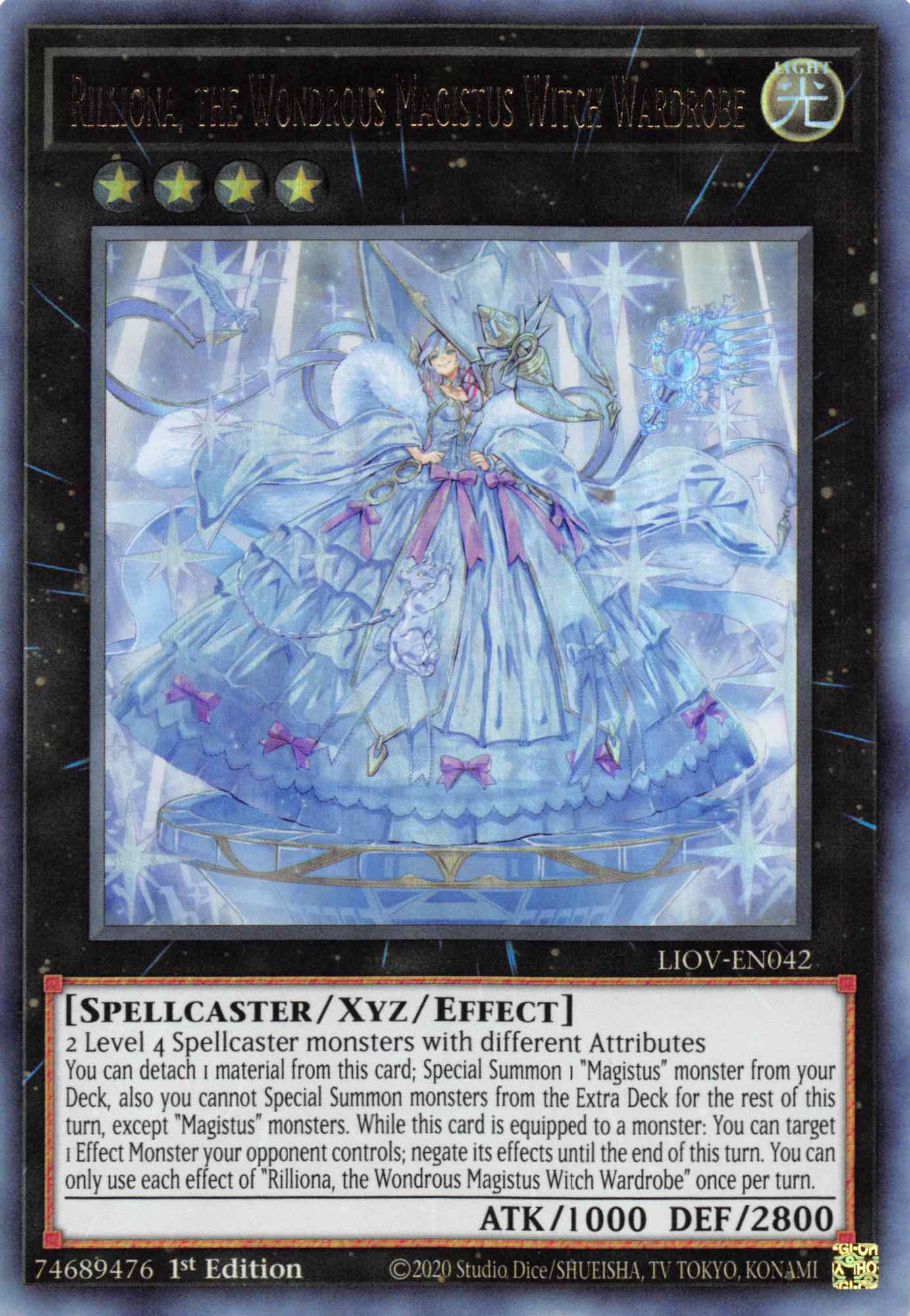 Rilliona, the Wondrous Magistus Witch Wardrobe [LIOV-EN042] Ultra Rare | Fandemonia Ltd