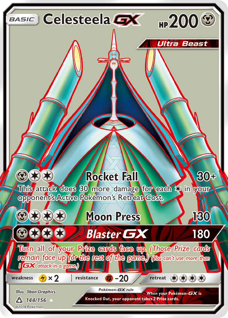 Celesteela GX (144/156) [Sun & Moon: Ultra Prism] | Fandemonia Ltd