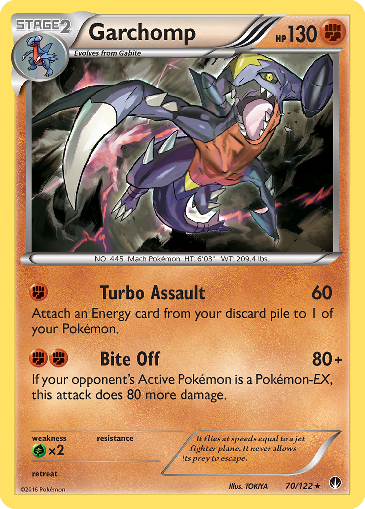 Garchomp (70/122) [XY: BREAKpoint] | Fandemonia Ltd