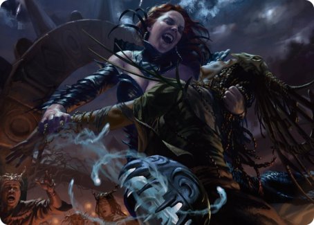 Olivia's Midnight Ambush Art Card [Innistrad: Midnight Hunt Art Series] | Fandemonia Ltd