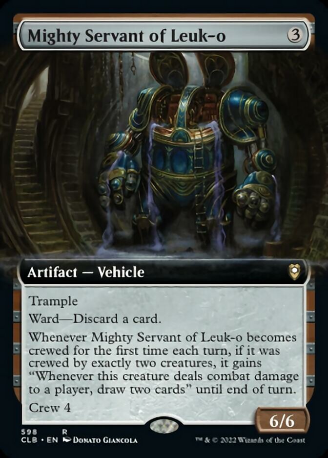 Mighty Servant of Leuk-o (Extended Art) [Commander Legends: Battle for Baldur's Gate] | Fandemonia Ltd