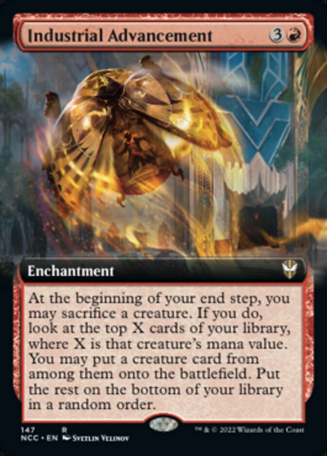 Industrial Advancement (Extended Art) [Streets of New Capenna Commander] | Fandemonia Ltd