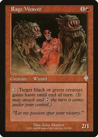 Rage Weaver [Invasion] | Fandemonia Ltd