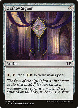 Orzhov Signet [Commander 2015] | Fandemonia Ltd