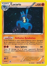 Lucario (80/113) (Cosmos Holo) [Black & White: Legendary Treasures] | Fandemonia Ltd