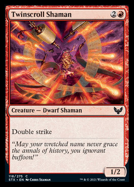 Twinscroll Shaman [Strixhaven: School of Mages] | Fandemonia Ltd