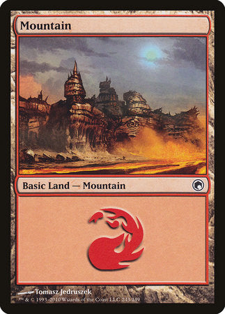 Mountain (243) [Scars of Mirrodin] | Fandemonia Ltd