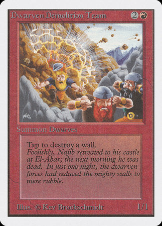 Dwarven Demolition Team [Unlimited Edition] | Fandemonia Ltd