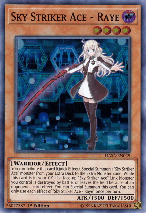 Sky Striker Ace - Raye [DASA-EN029] Super Rare | Fandemonia Ltd