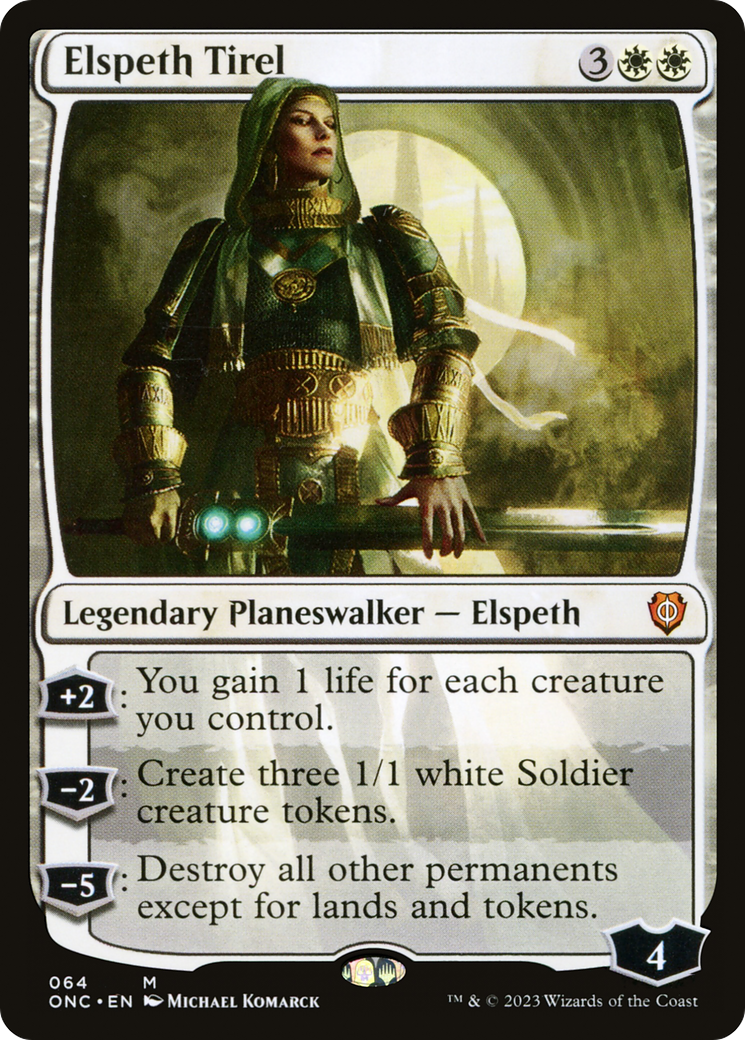 Elspeth Tirel [Phyrexia: All Will Be One Commander] | Fandemonia Ltd