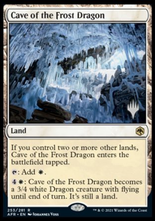 Cave of the Frost Dragon (Promo Pack) [Dungeons & Dragons: Adventures in the Forgotten Realms Promos] | Fandemonia Ltd