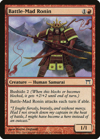 Battle-Mad Ronin [Champions of Kamigawa] | Fandemonia Ltd