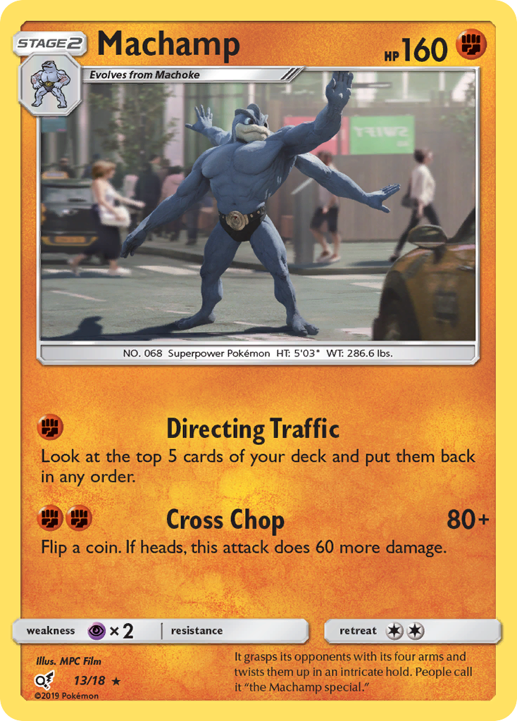 Machamp (13/18) [Sun & Moon: Detective Pikachu] | Fandemonia Ltd