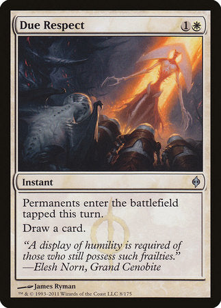 Due Respect [New Phyrexia] | Fandemonia Ltd
