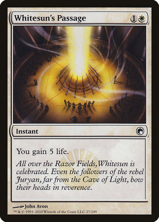 Whitesun's Passage [Scars of Mirrodin] | Fandemonia Ltd