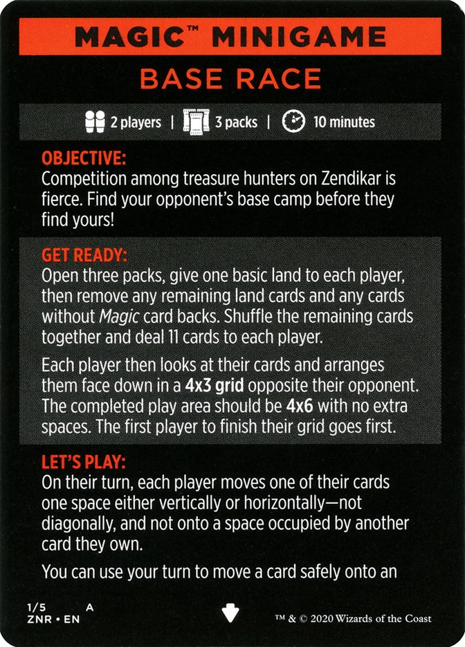 Base Race (Magic Minigame) [Zendikar Rising Minigame] | Fandemonia Ltd