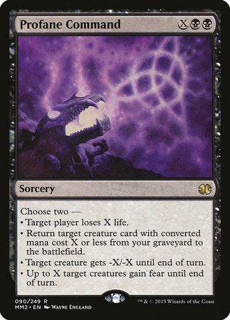 Profane Command [Modern Masters 2015] | Fandemonia Ltd