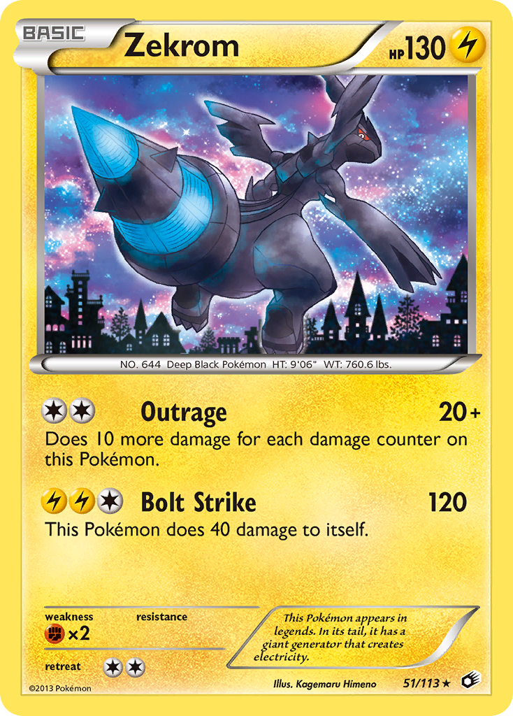 Zekrom (51/113) [Black & White: Legendary Treasures] | Fandemonia Ltd