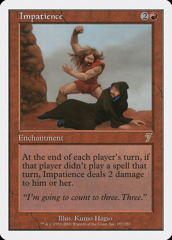Impatience [Seventh Edition] | Fandemonia Ltd