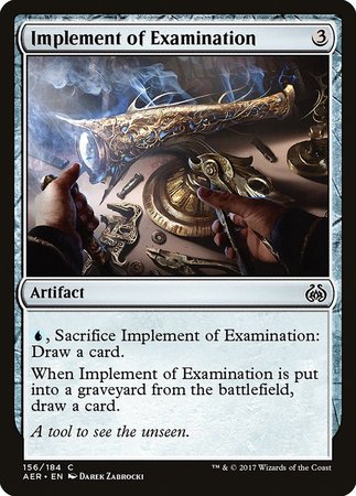 Implement of Examination [Aether Revolt] | Fandemonia Ltd
