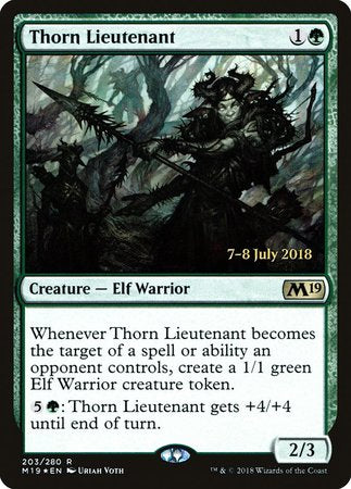 Thorn Lieutenant [Core Set 2019 Promos] | Fandemonia Ltd