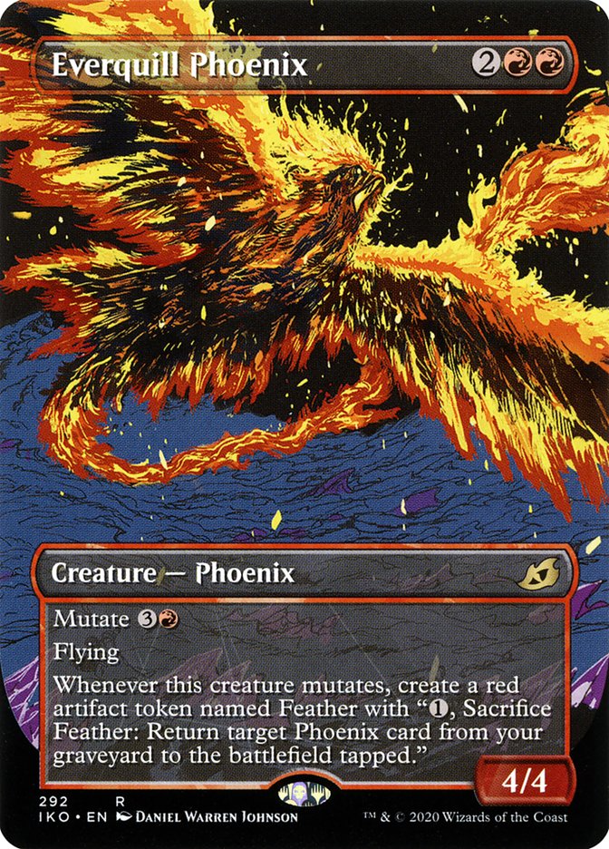 Everquill Phoenix (Showcase) [Ikoria: Lair of Behemoths] | Fandemonia Ltd