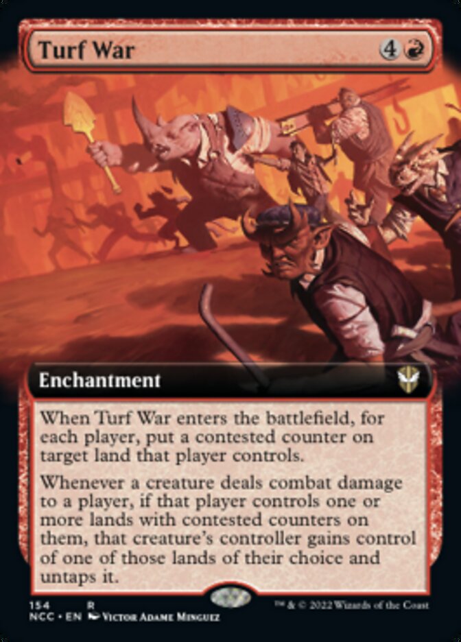 Turf War (Extended Art) [Streets of New Capenna Commander] | Fandemonia Ltd
